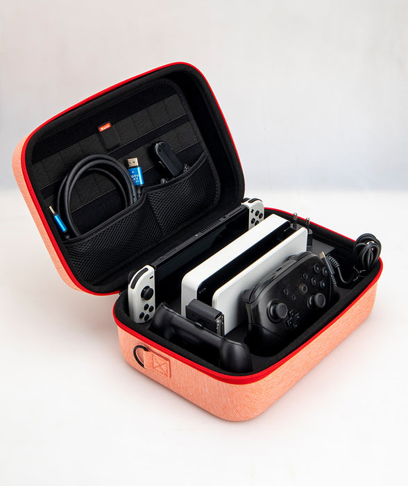 Hohoo All-in-One Travel Bag for Nintendo Switch - Red