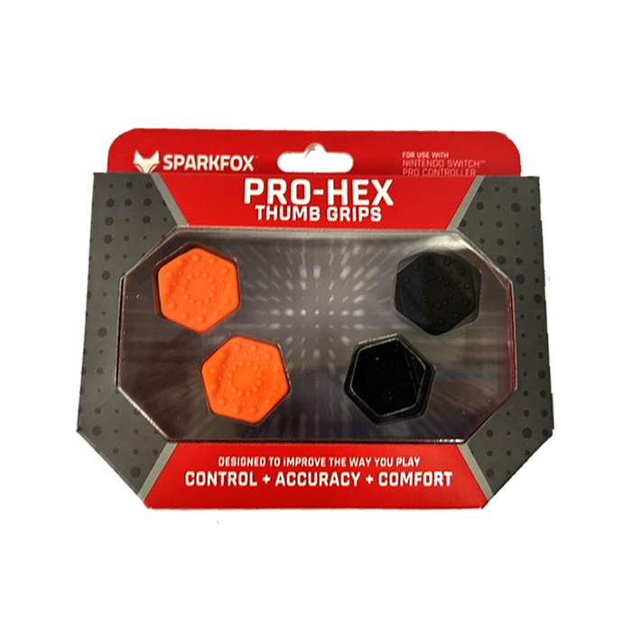 SparkFox Pro-Hex Thumb Grips for Pro Controller