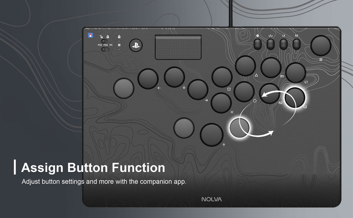 Hori Nolva Mechanical All-Button Arcade Controller for PS5 [SPF-049A]