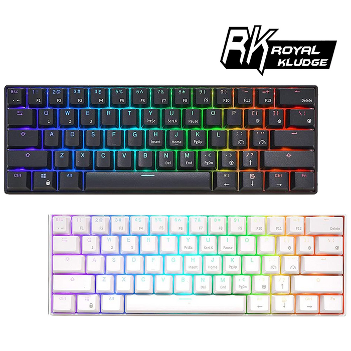 Royal Kludge RK61 Tri-Mode RGB Mechanical Keyboard Hot Swappable