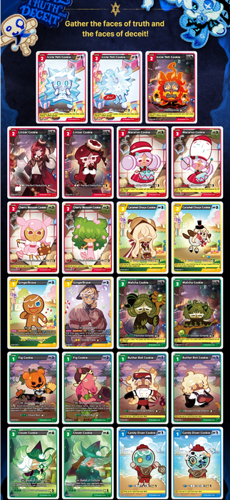 CookieRun Braverse TCG A Game of Truth and Deceit Booster Pack [BS9]