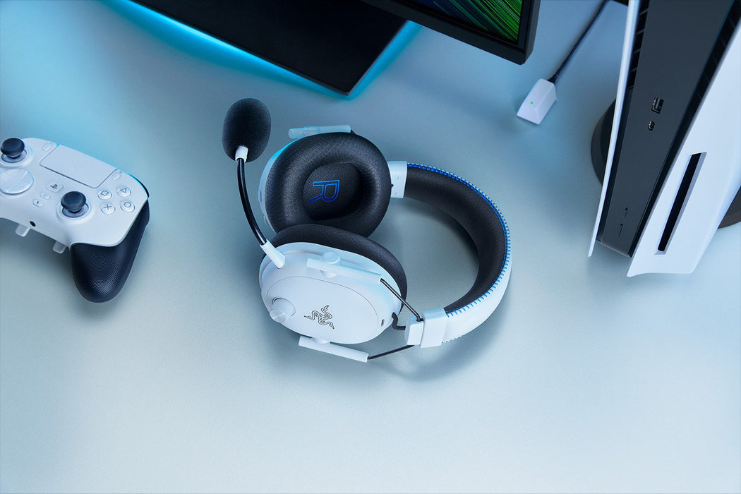 Razer BlackShark V3 Pro WLS ANC Esports Headset for PS - White Edtion [04-05400600-R3UA]