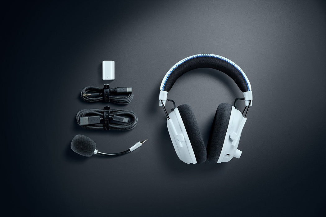 Razer BlackShark V3 Pro WLS ANC Esports Headset for PS - White Edtion [04-05400600-R3UA]