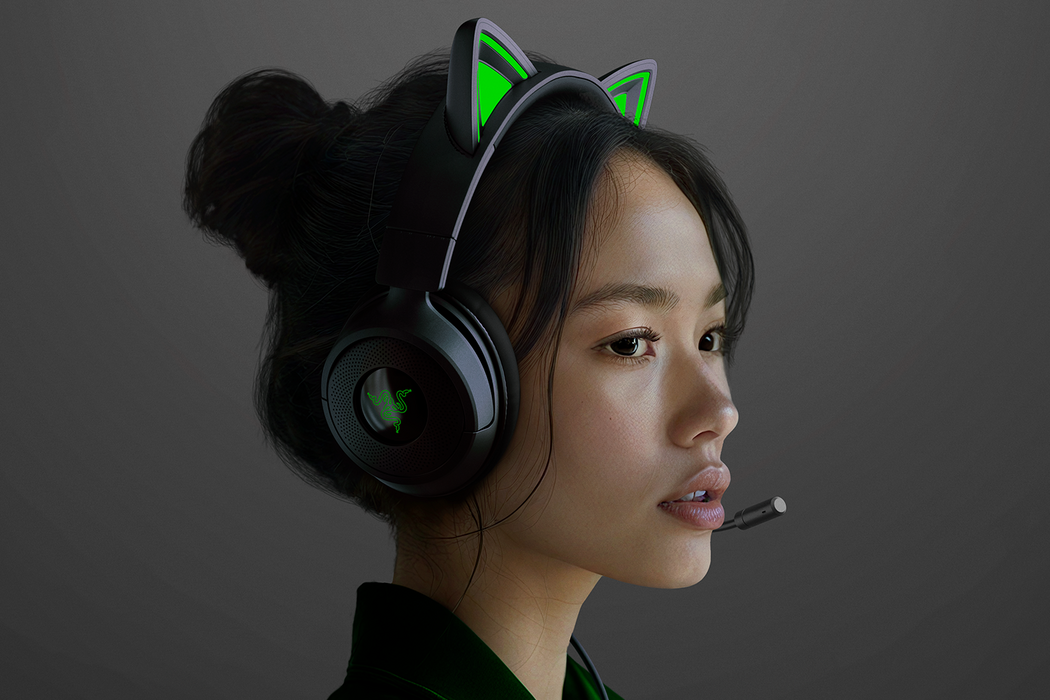 Razer Kraken Kitty V3 X Wired Kitty Gaming Headset