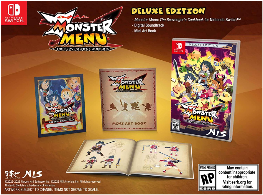 Nintendo Cookbook Nintendo Switch Monster Menu The Scavenger's Cookbook Deluxe Edition ...