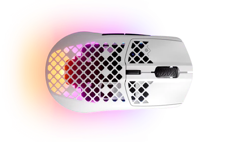 SteelSeries Wireless Aerox 3 Gaming Mouse - Snow [62608]