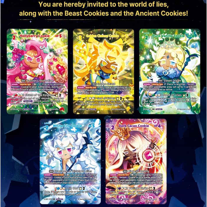 CookieRun Braverse TCG A Game of Truth and Deceit Booster Pack [BS9]