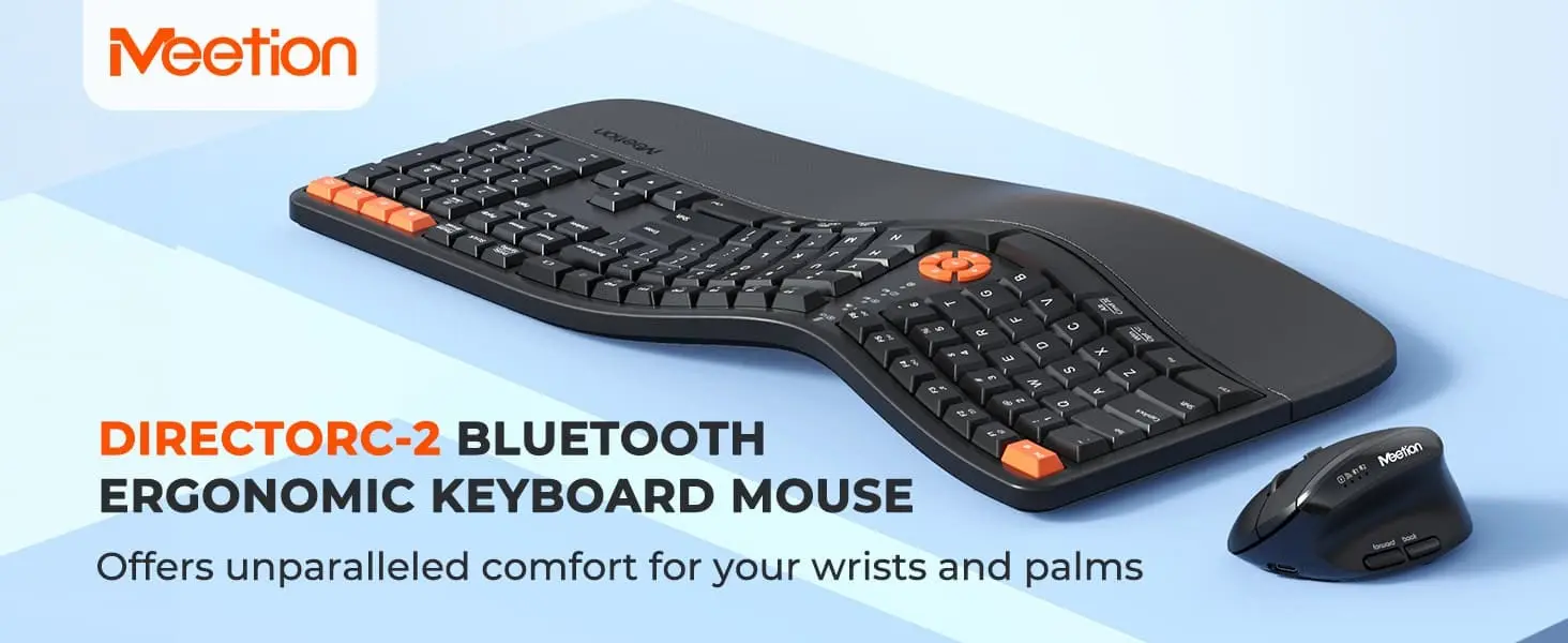 Meetion Director C2 Wireless Keyboard + Mouse - Black