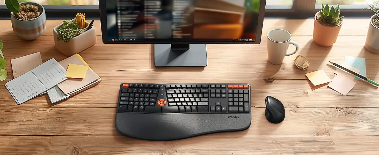 Meetion Director C2 Wireless Keyboard + Mouse - Black