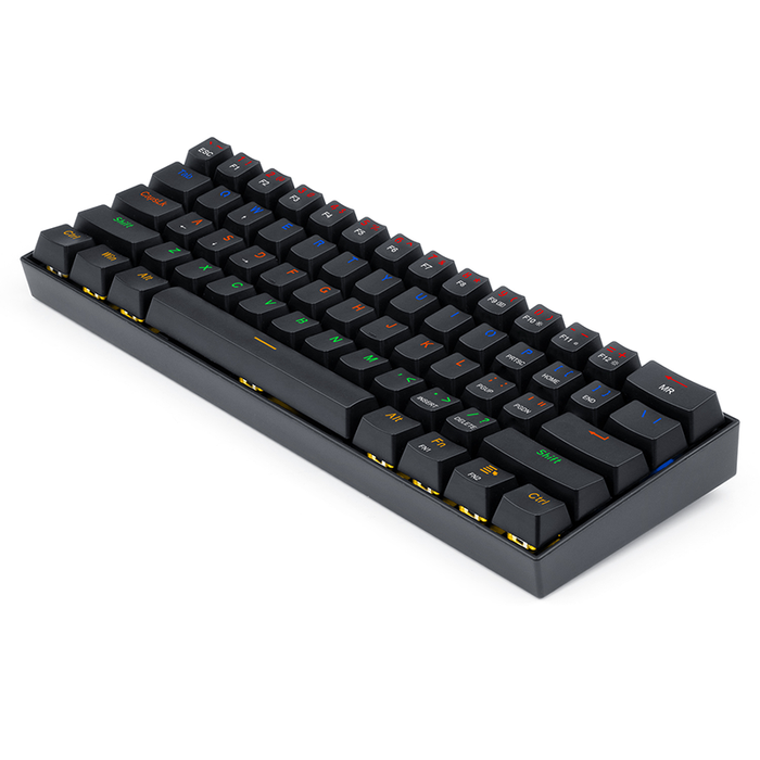 Redragon Wired K606R LAKSHMI Mechanical Keyboard - Black [Blue Switch]