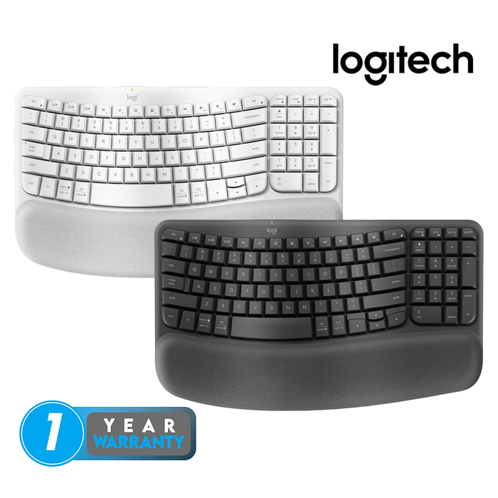 Logitech Wave Keys Ergonomics Wireless Gaming Keyboard