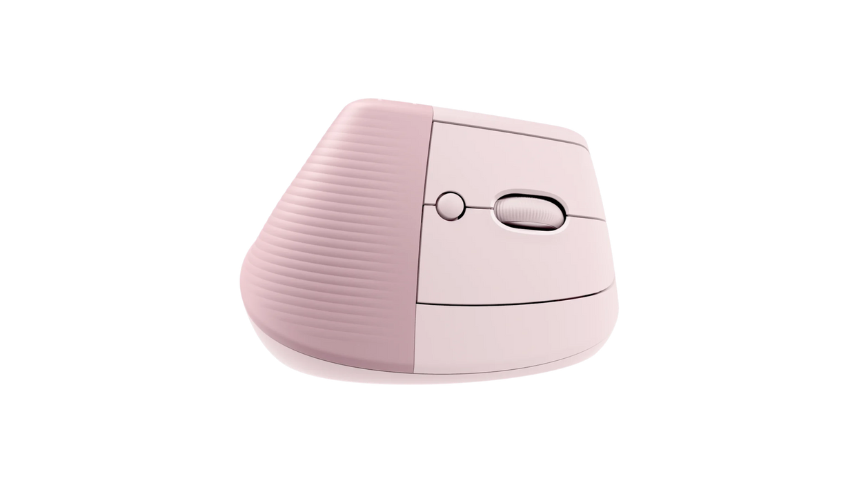 Logitech Wireless Lift Vertical Ergonomic Mouse -  Rose