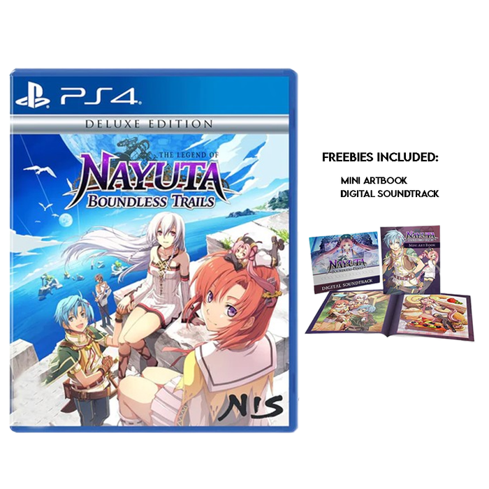 PS4 The Legend of Nayuta Boundless Trails Deluxe Edition (R1)