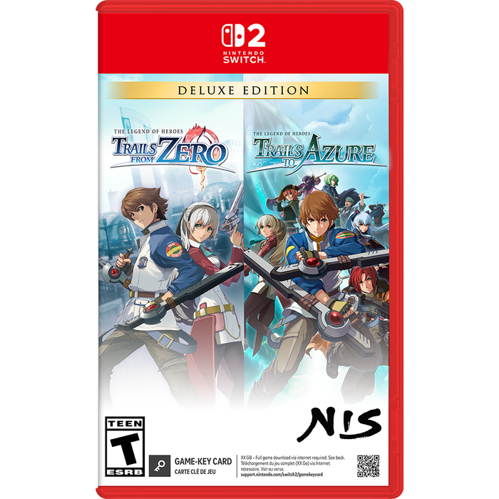 Nintendo Switch 2 The Legend of Heroes: Trails From Zero & Trails to Azure Deluxe Edition - Game-Key-Card (US)