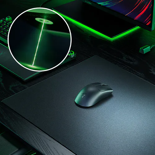 Razer Atlas Pro Ultra-Thin Premium 1.9mm Tempered Glass Gaming Mouse Mat (L) - Black