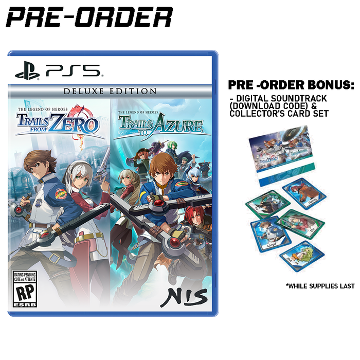 [PRE-ORDER] PS5 The Legend of Heroes: Trails from Zero / The Legend of Heroes: Trails to Azure - Deluxe Edition [Release Date: September 10, 2026]