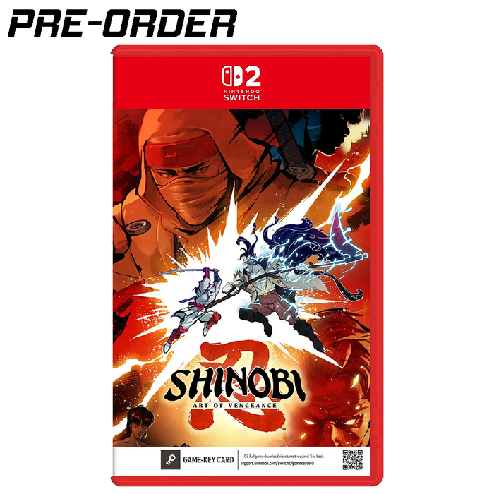 [PRE-ORDER] Nintendo Switch 2 SHINOBI Art of Vengeance - Game-Key-Card (ASI) [Release Date: September 24, 2026]