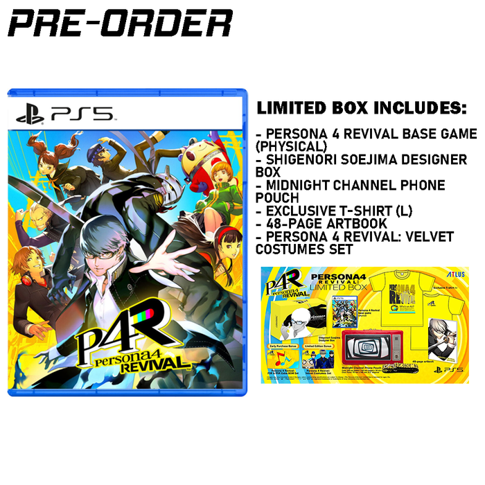 [PRE-ORDER] PS5 Persona 4 Revival Limited Box (R3) [Release Date: February 18, 2027]