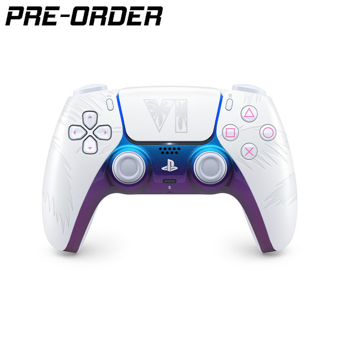 [PRE-ORDER] PlayStation Wireless DualSense Controller for PS5 - Grand Theft Auto VI White Limited Edition [Release Date: November 19, 2026]