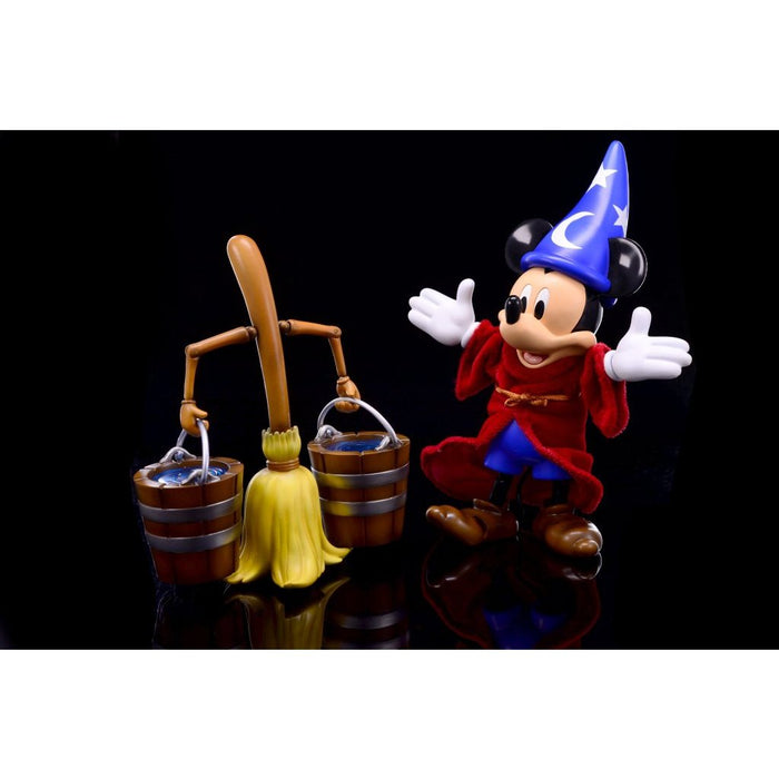 HeroCross Sorcerer Mikey and Magic Broom Figurine
