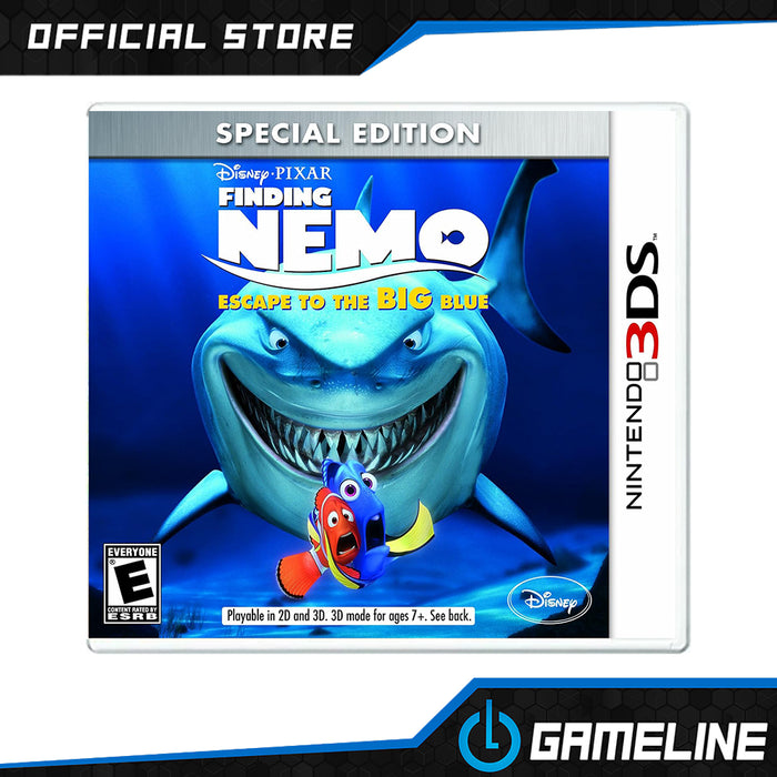 Nintendo 3DS Finding Nemo Escape to Big Blue Spec (US)