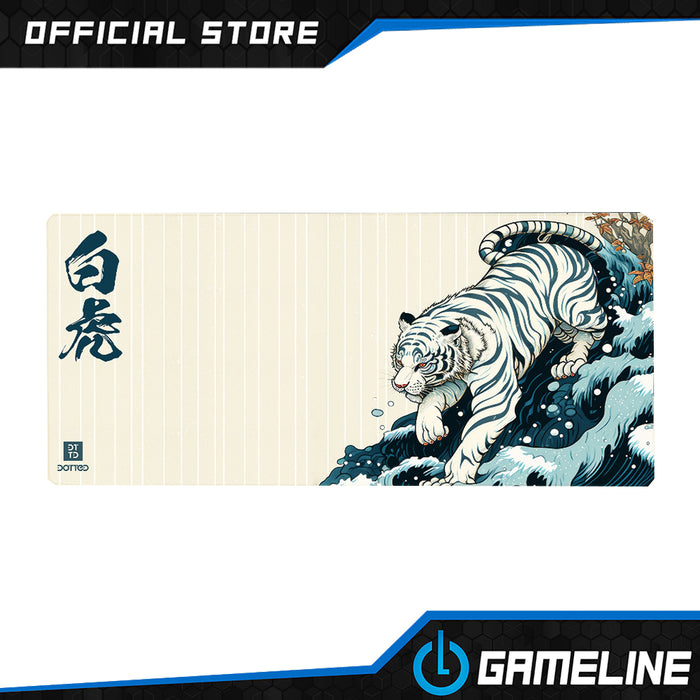 Dotted Desk Pad Pad - White Tiger (900x400x4mm)