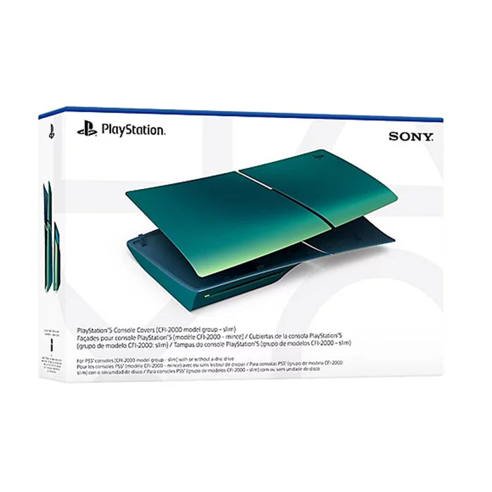 PlayStation Console Covers for PS5 Slim Disc Edition - Chroma Teal [CFI-ZCS2G10]