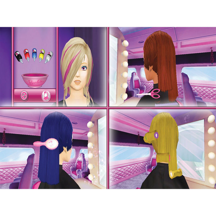 Nintendo Wii Barbie Jet, Set & Style (US)