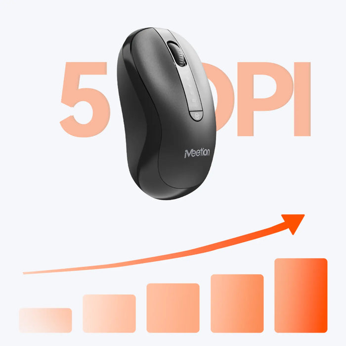 Meetion BTM185R Wireless Mouse - Black