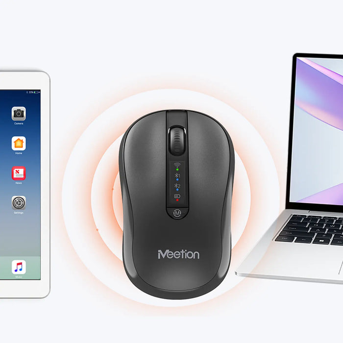 Meetion BTM185R Wireless Mouse - Black