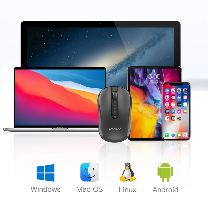 Meetion BTM185R Wireless Mouse - Black