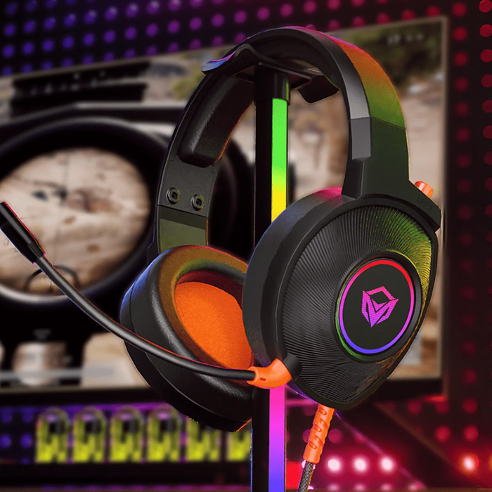 Meetion HP012 USB Gaming Headset - Black + Orange