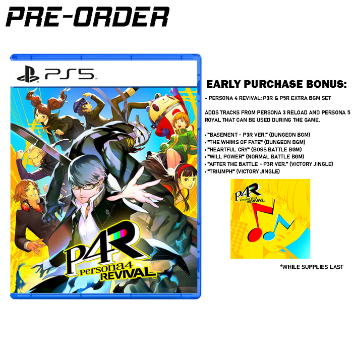 [PRE-ORDER] PS5 Persona 4 Revival (R3) [Release Date: February 18, 2027]