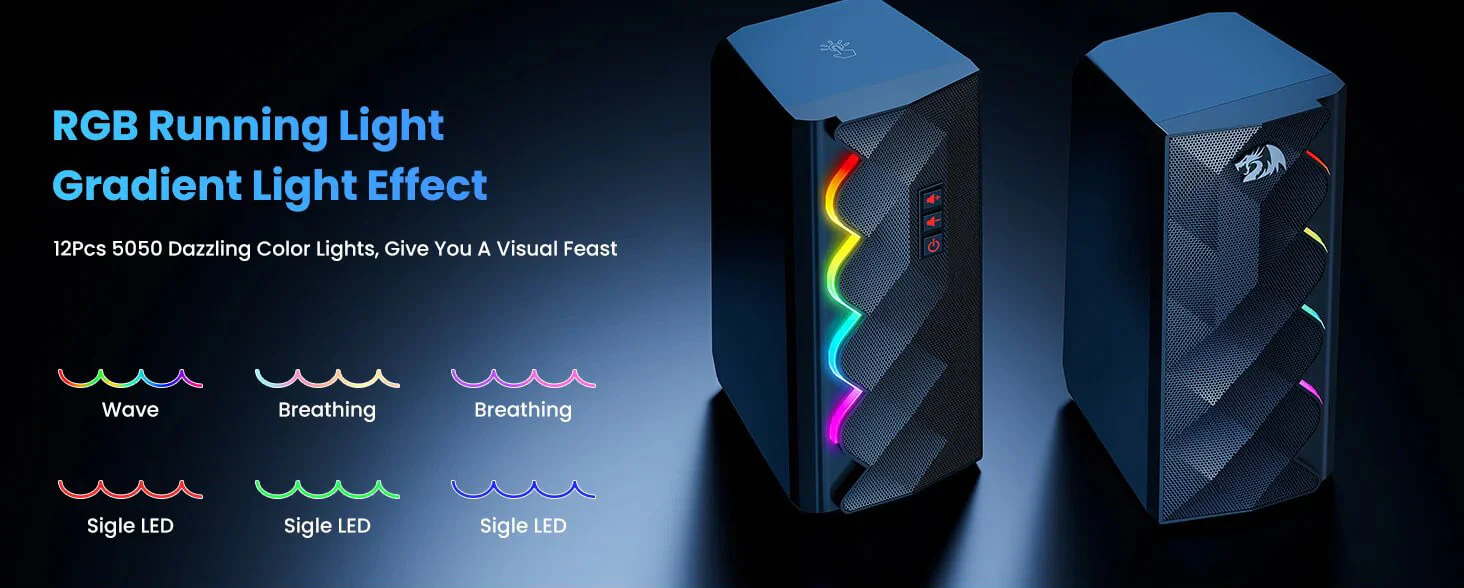 Redragon GS522 Cipher Stereo Gaming Speaker