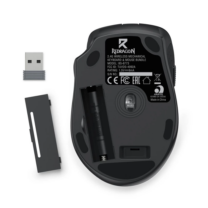 Redragon BS-8773-Office Combo 2 in 1 - Black