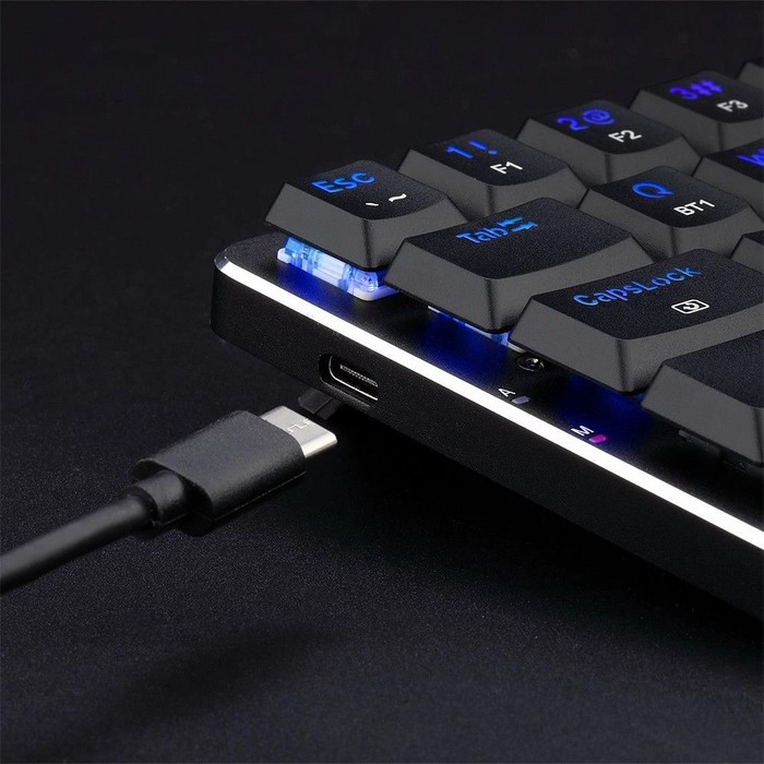 Redragon KEYBOARD Redragon WIRELESS (K615P-KBS) ELISE PRO BLACK RED SWITCH