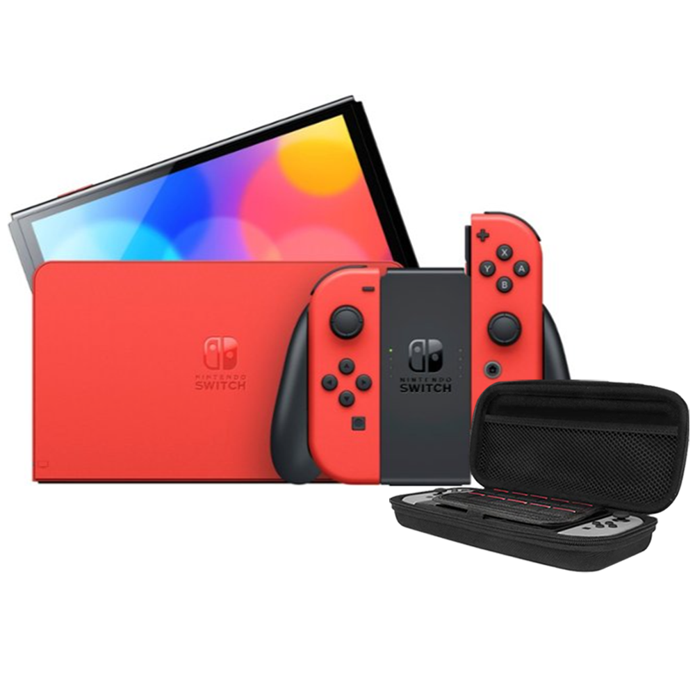 Nintendo Switch OLED Model Console Mario Red Edition PXT