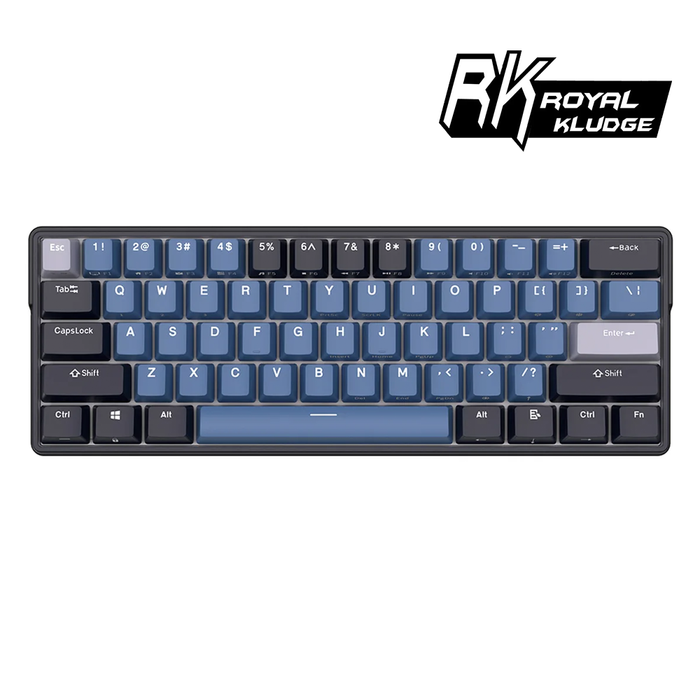 Royal Kludge RK61Plus Tri-Mode RGB Mechanical Keyboard - Black/White