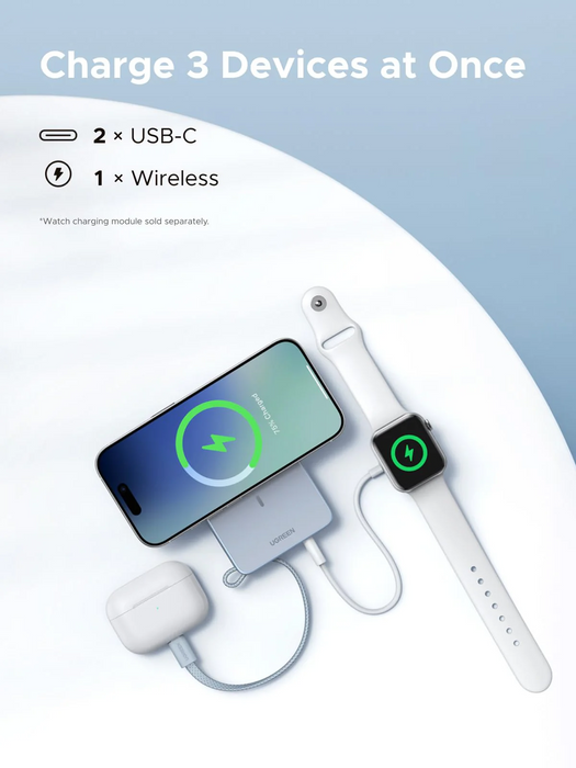 UGreen 10000mAH Magnetic Wireless Power Bank [PB773/65958B]
