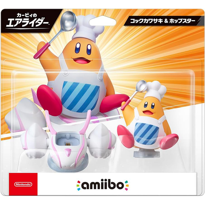 Amiibo Kirby Air Rider Series - Chef Kawasaki & Hop Star