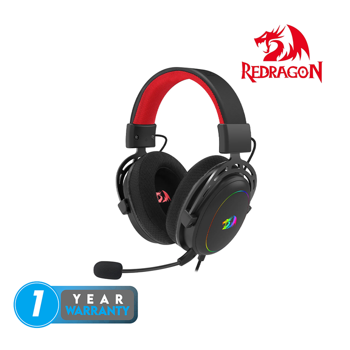 Redragon Headset Wired (H541-RGB) CRAGBLADE - Black