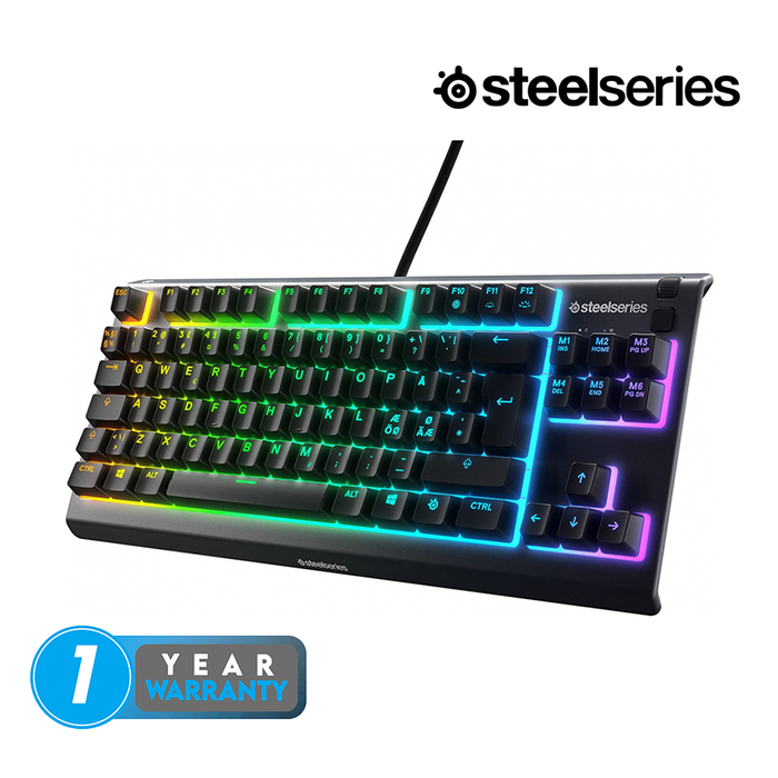 Steelseries Wired Apex 3 TKL Water Resistant Gaming Keyboard [64831]