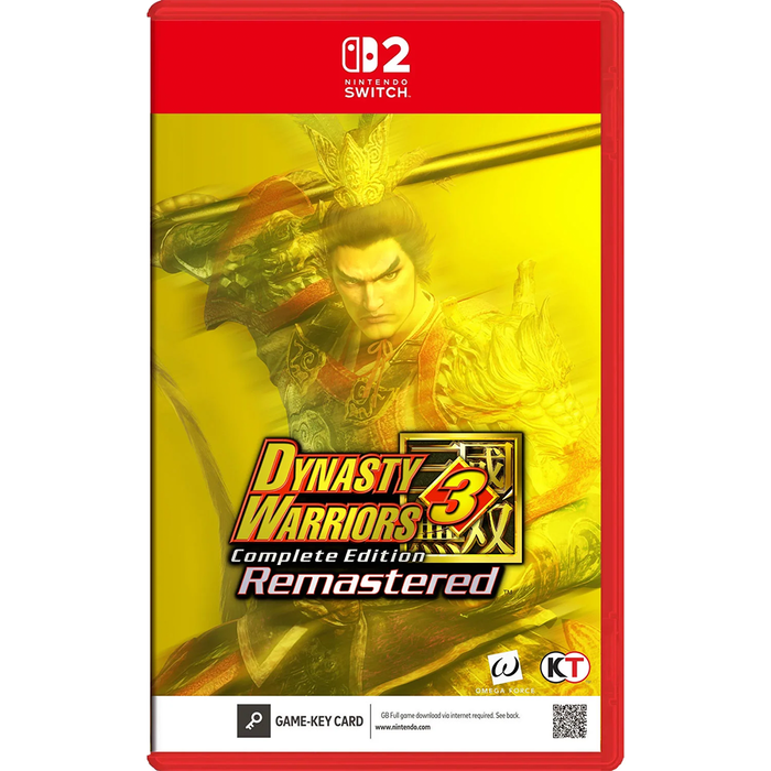Nintendo Switch 2 Dynasty Warriors 3 Complete Edition Remastered - Game-Key-Card (ASI)