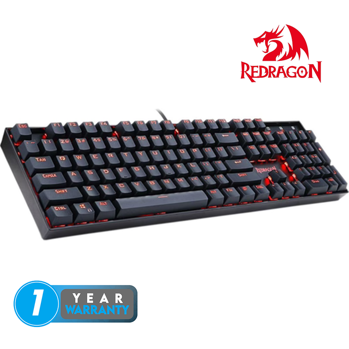 Redragon KEYBOAD Redragon WIRED (K551-1) MITRA SINGLE LED BLUE SWITCH