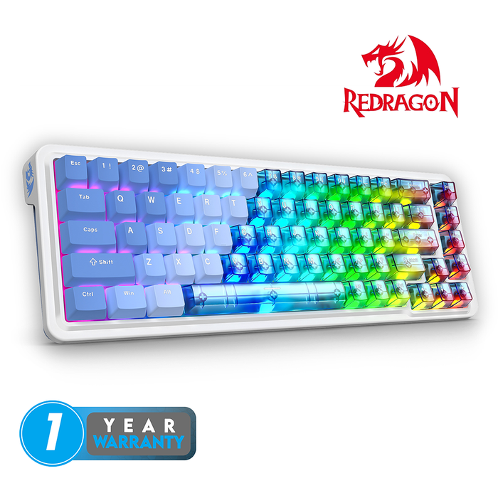 Redragon KEYBOARD Redragon Wired K709PLB RGB M Nova Magnetic White Redragon KEYBOARD Redragon Wired K709PLB RGB M Nova Magnetic White