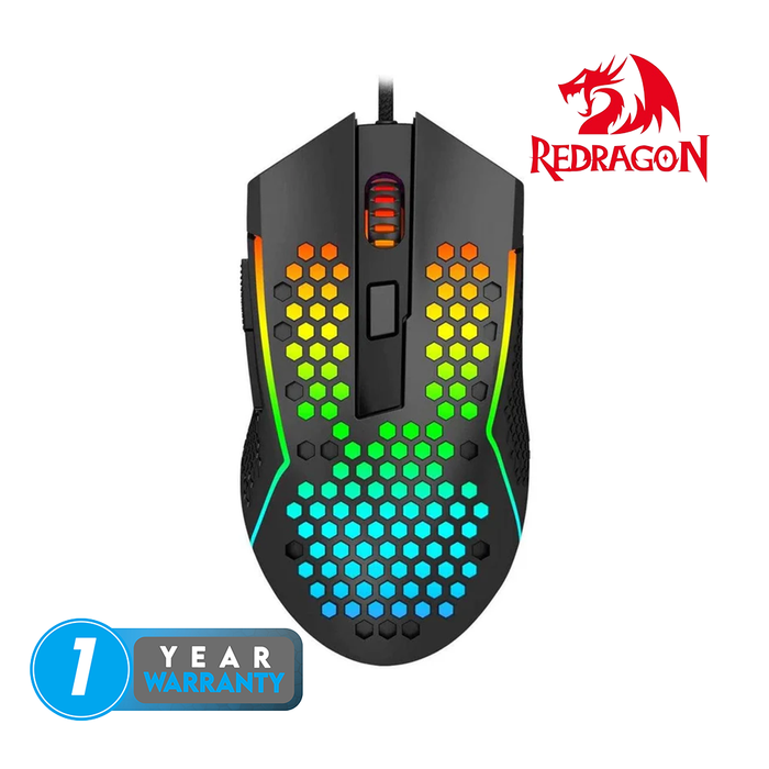 Redragon MOUSE WIRED (M987-K) REAPING (BLACK)