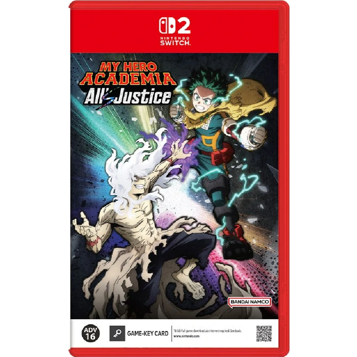 Nintendo Switch 2 My Hero Academia: All's Justice - Game-Key-Card (ASI)