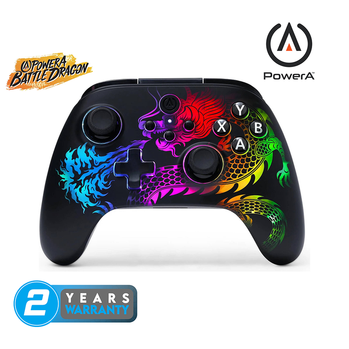 PowerA Battle Dragon Advanced Wireless Controller with Lumectra for PC