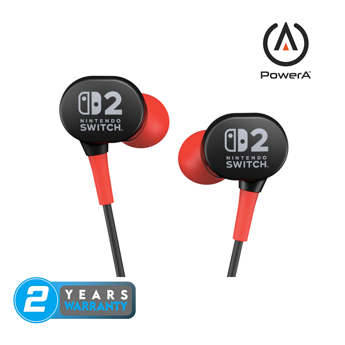 PowerA Wired Earbuds for Nintendo Switch 2