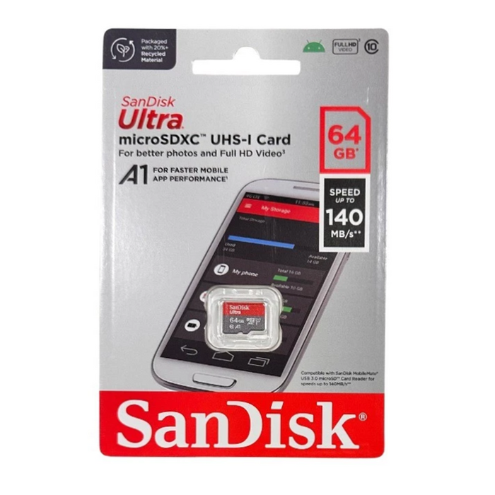 Sandisk Micro SDXC Ultra SDSQUAB - 64G